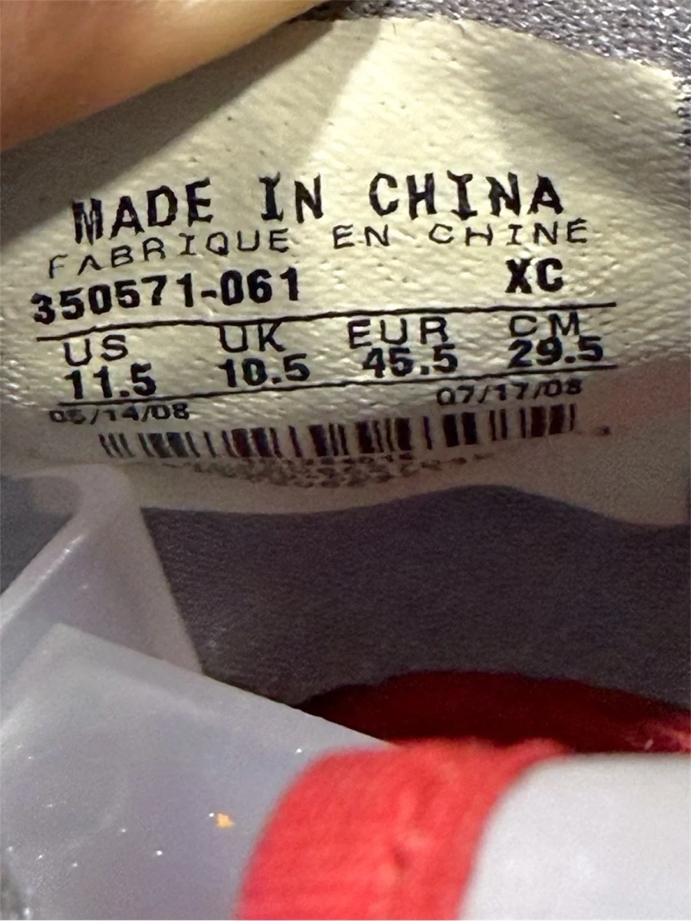 Size 11.5 - Air Jordan 1 Phat Low Black Cement